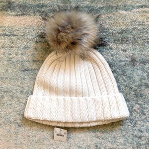 J. Crew Off-White Beanie